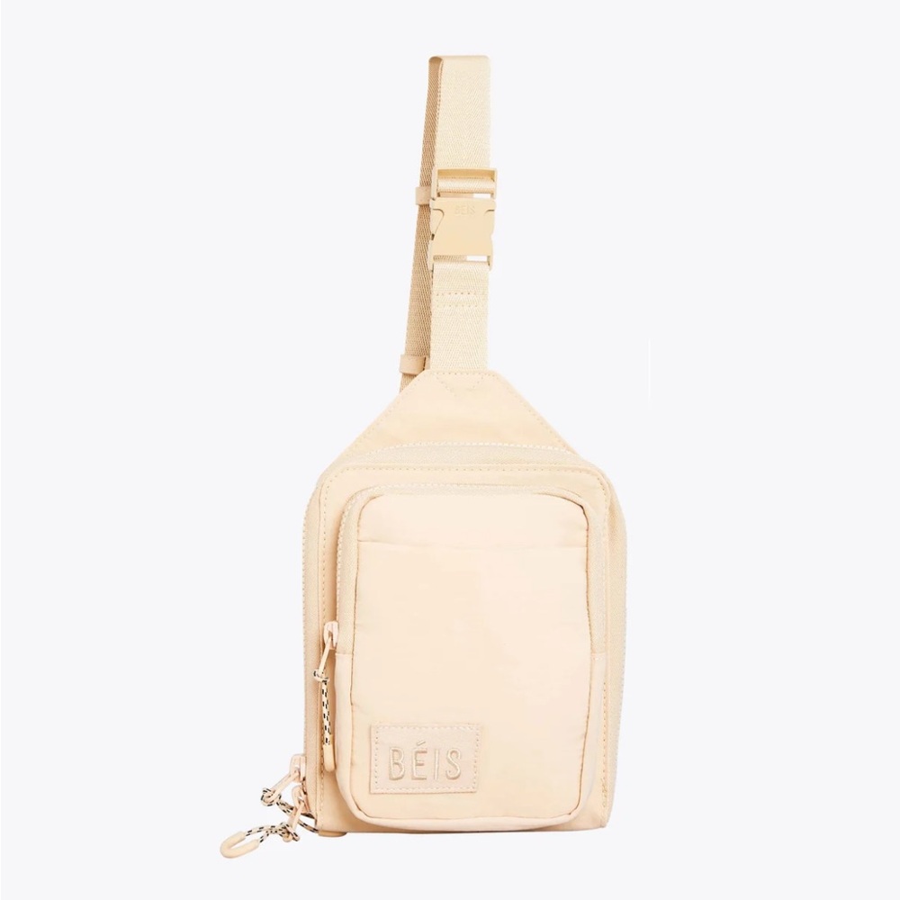 BEIS Tan Crossbody Bag - The Sport Sling